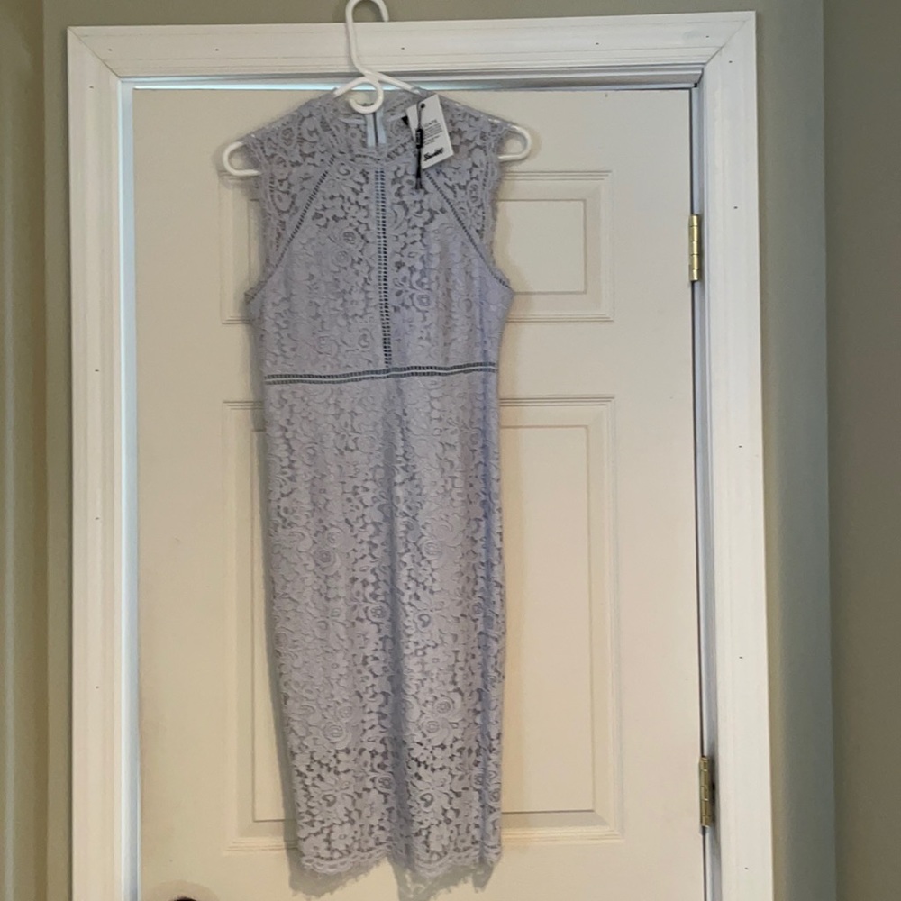 Women’s lace overlay dress